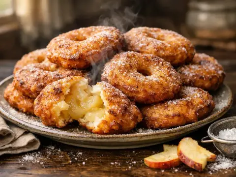 Beignets aux pommes à l'ancienne - La recette parfaite