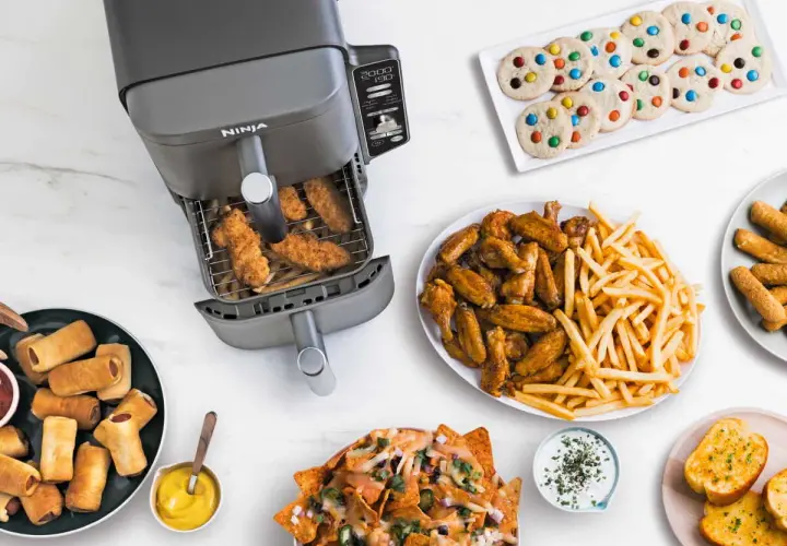 Un air fryer Ninja prépare des nuggets, des ailes de poulet, des frites, des biscuits et plus encore. Une recette air fryer Ninja pour tous les goûts !
